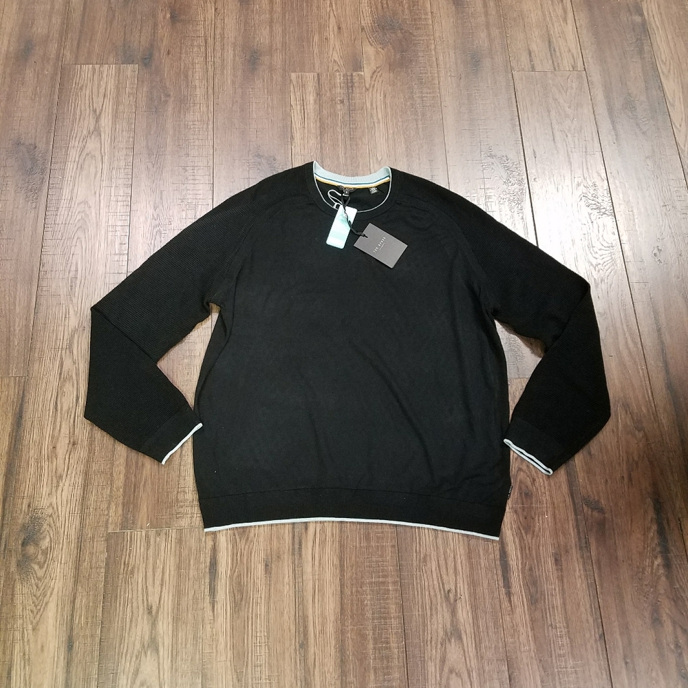 NWT Ted Baker London Kayfed Rib Sleeve Sweater - Picture 5 of 6